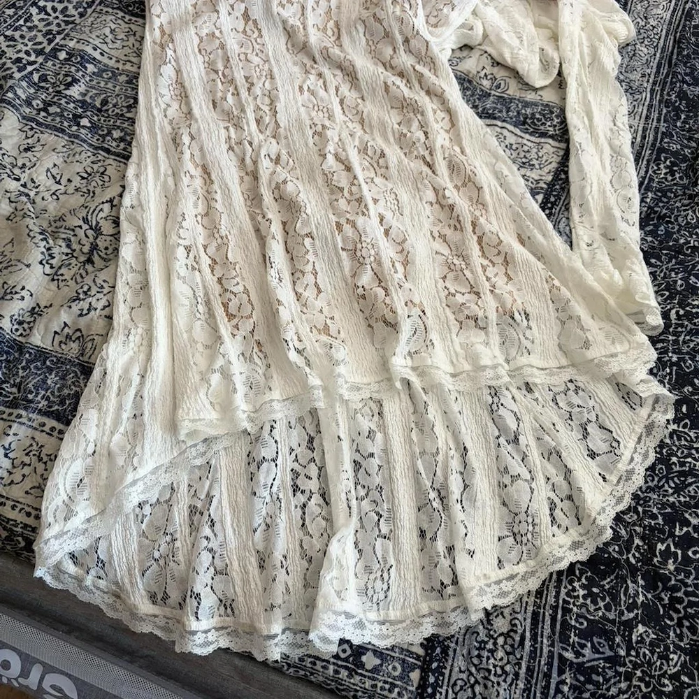 White kleid