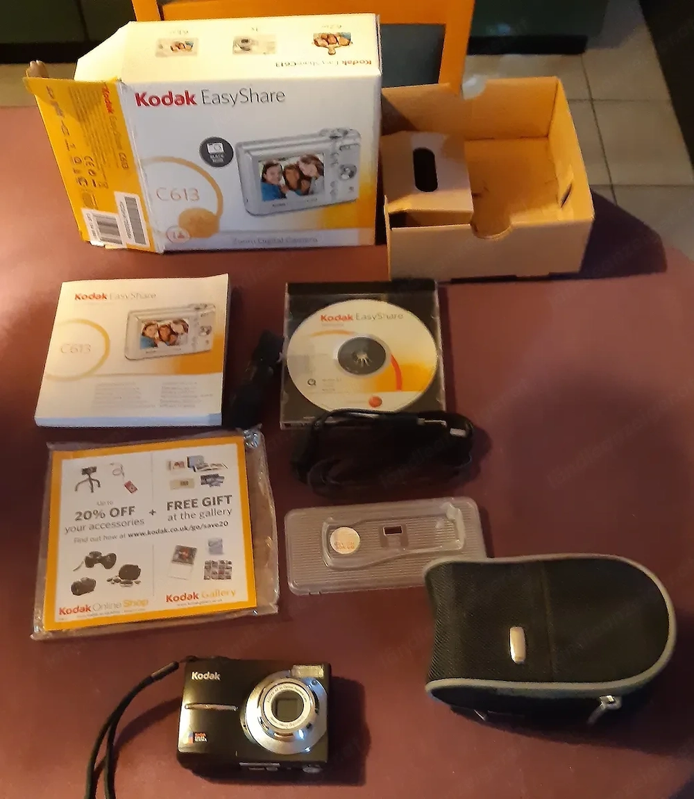 Kodak EasyShare C613 Digitalkamera, 2 GB SD Card, mit Originalverpackung und Zubehör