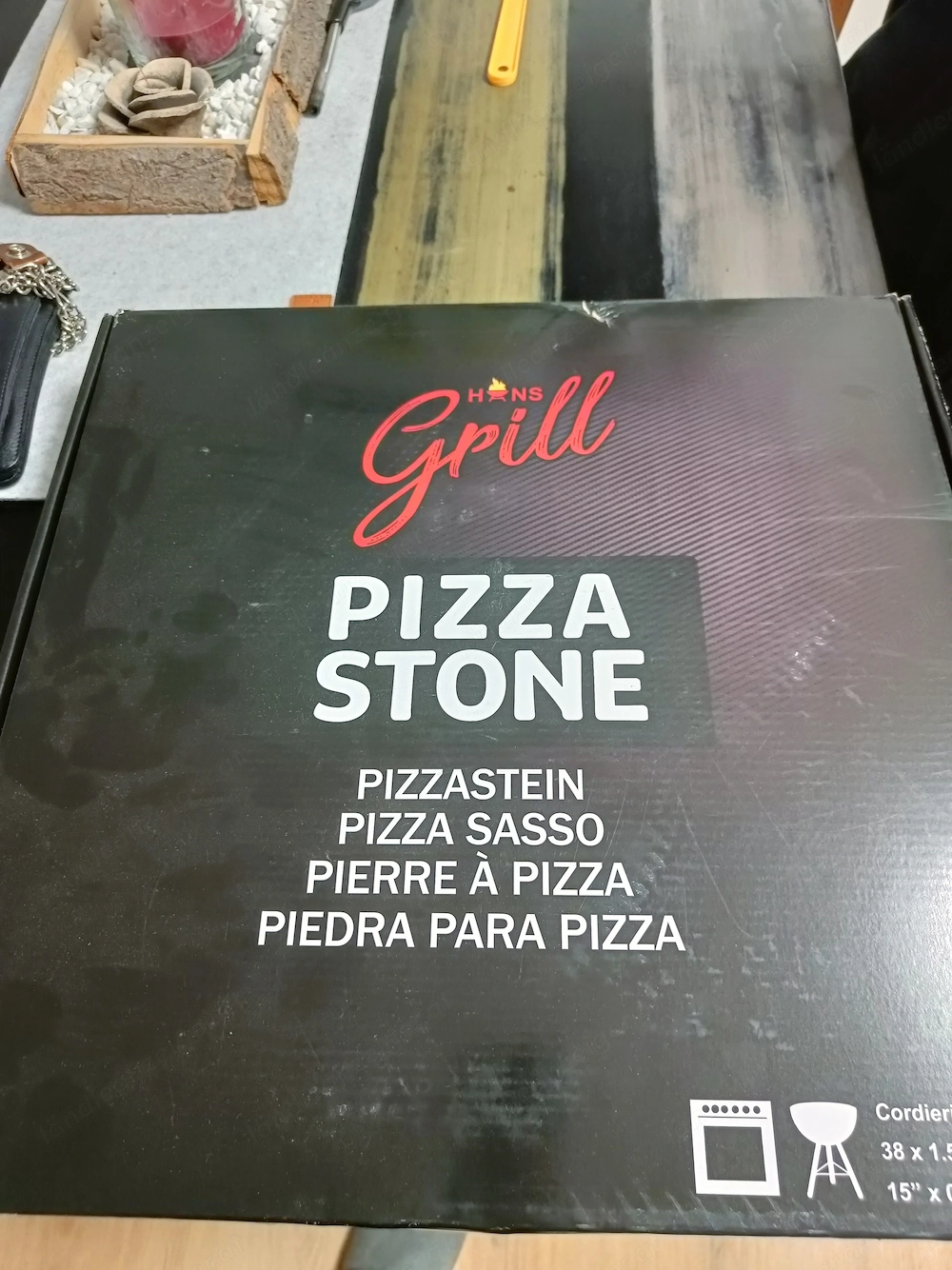 Pizzastein für Ofen und Grill