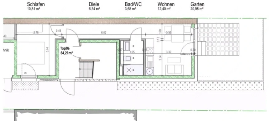 2-Zimmer wohnung hohenems 