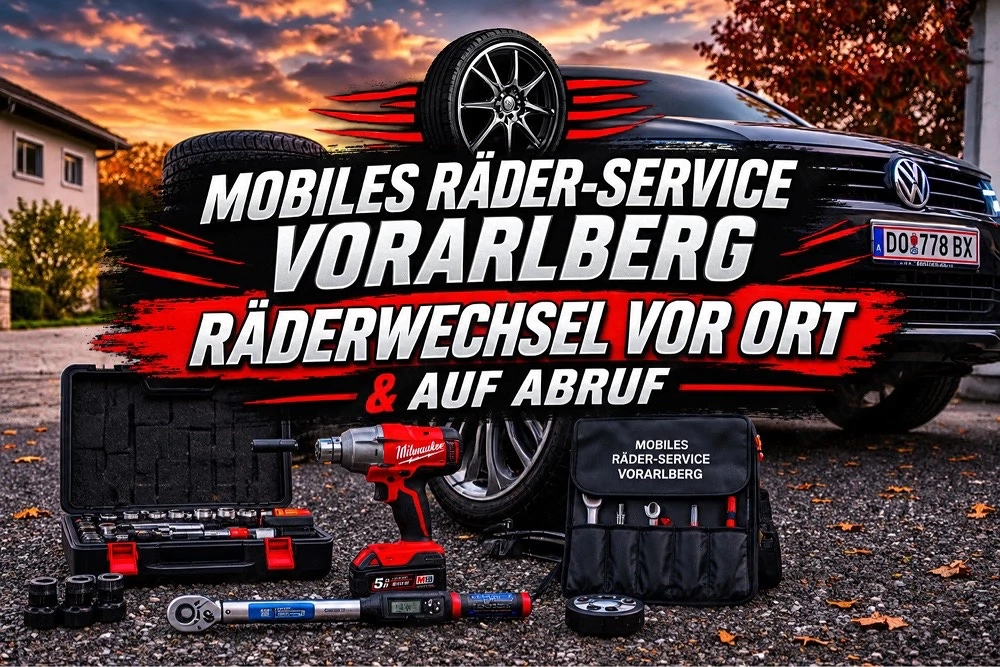 Räderwechseln vor ort, Räder service, mobiles service 