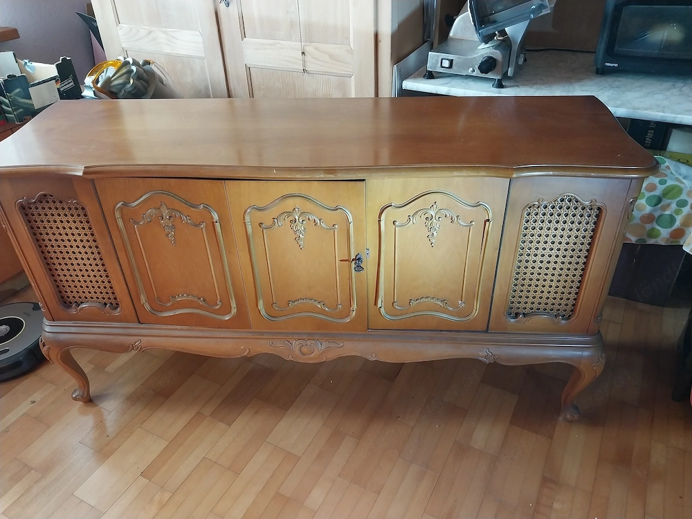 grundig musikschrank radio u, plattenspieler  L 140 b 45 H 80 cm  160 00   