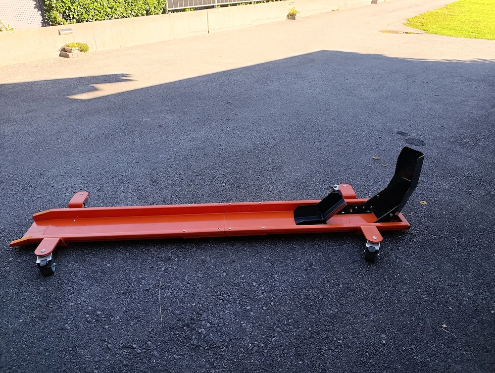Motorradrangierschiene 