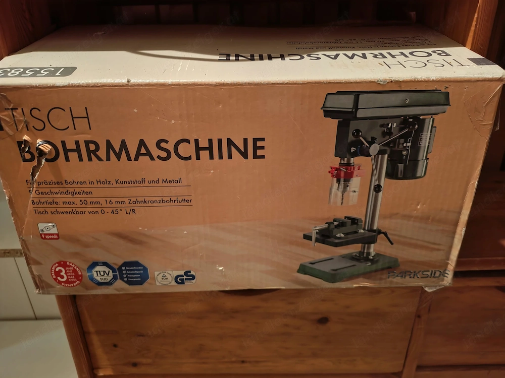 Ständerbohrmaschine - original verpackt