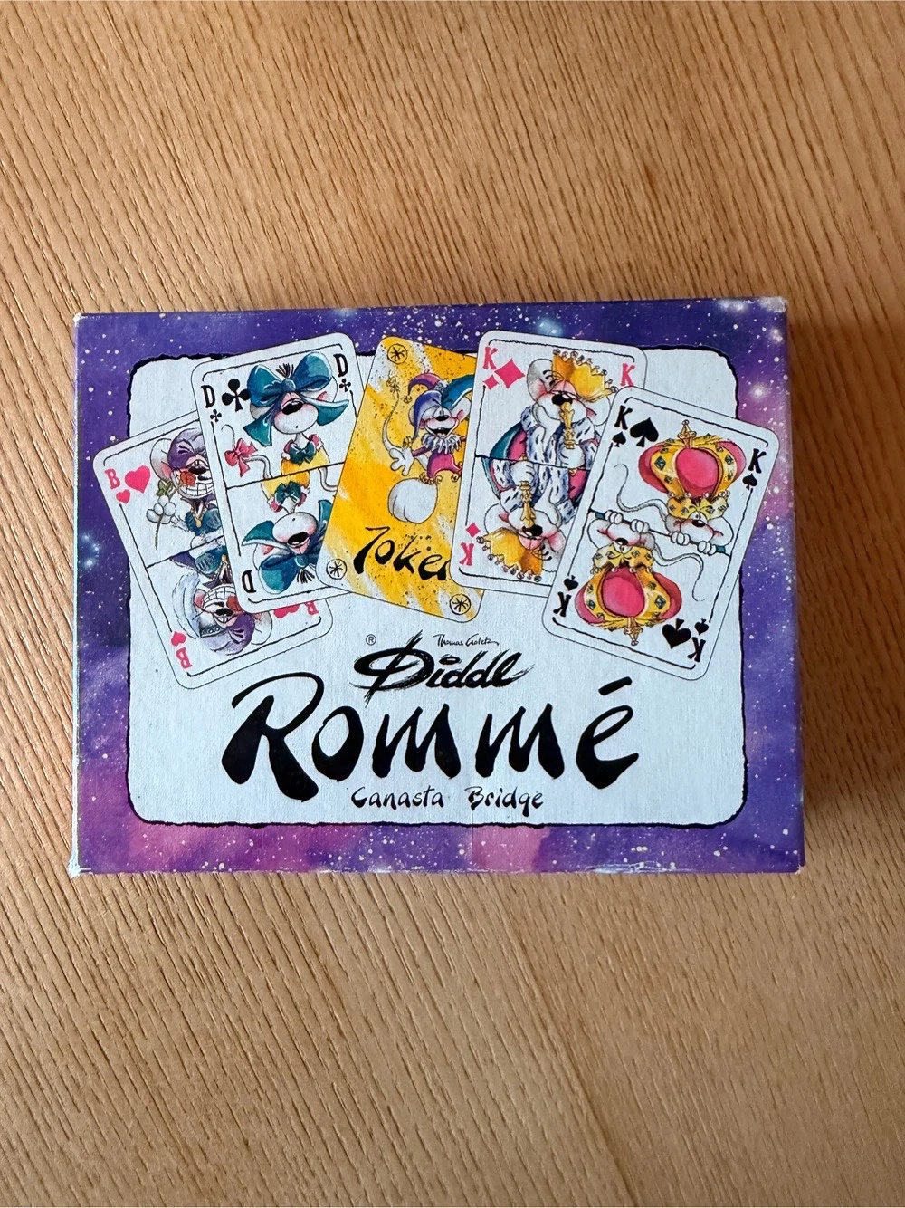 Diddl Rommé Kartenspiel   110 Karten komplett   Canasta & Bridge   Vintage 90er 2000er