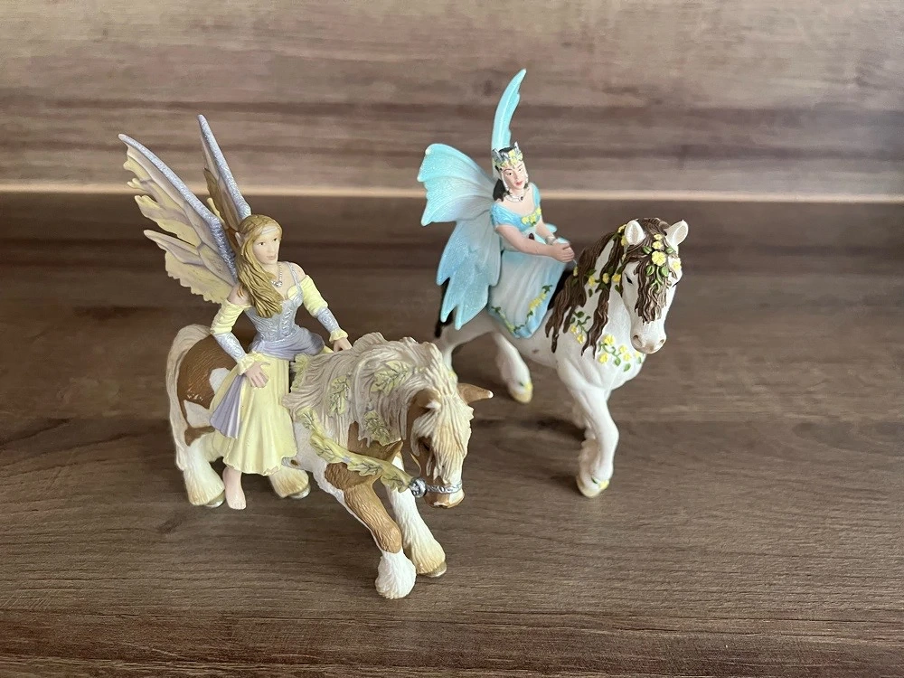 Elfen mit Pferd 2 er Set