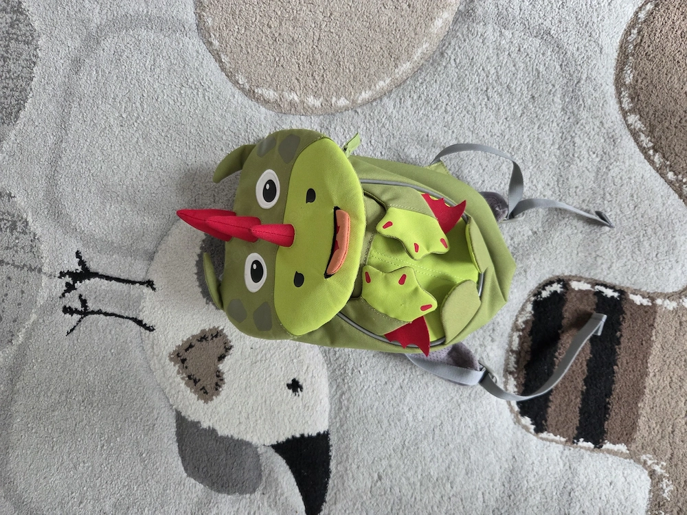 AFFENZAHN Kinderrucksack Dinosaurier   Grün