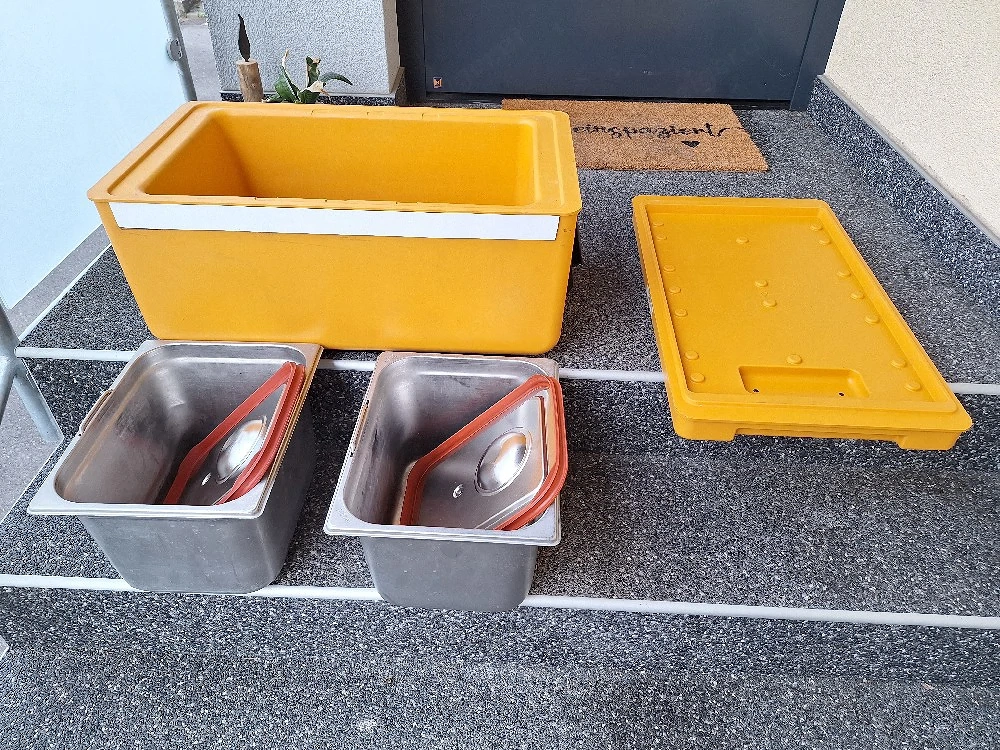 Rieber Thermoport K100 Gastronomie Gastro Catering Buffet Edelstahl 