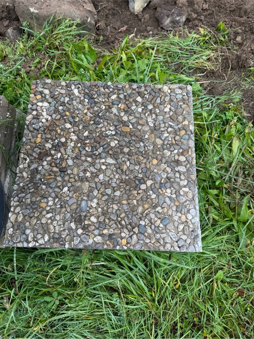 Waschbeton Platten zu verschenken