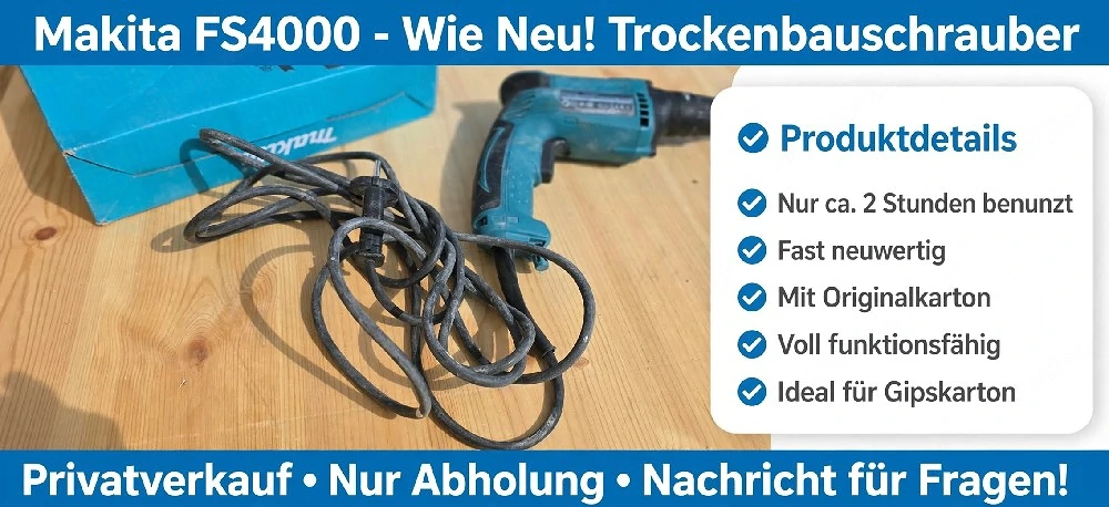 trockenbauschrauber, makita, Bohrschrauber