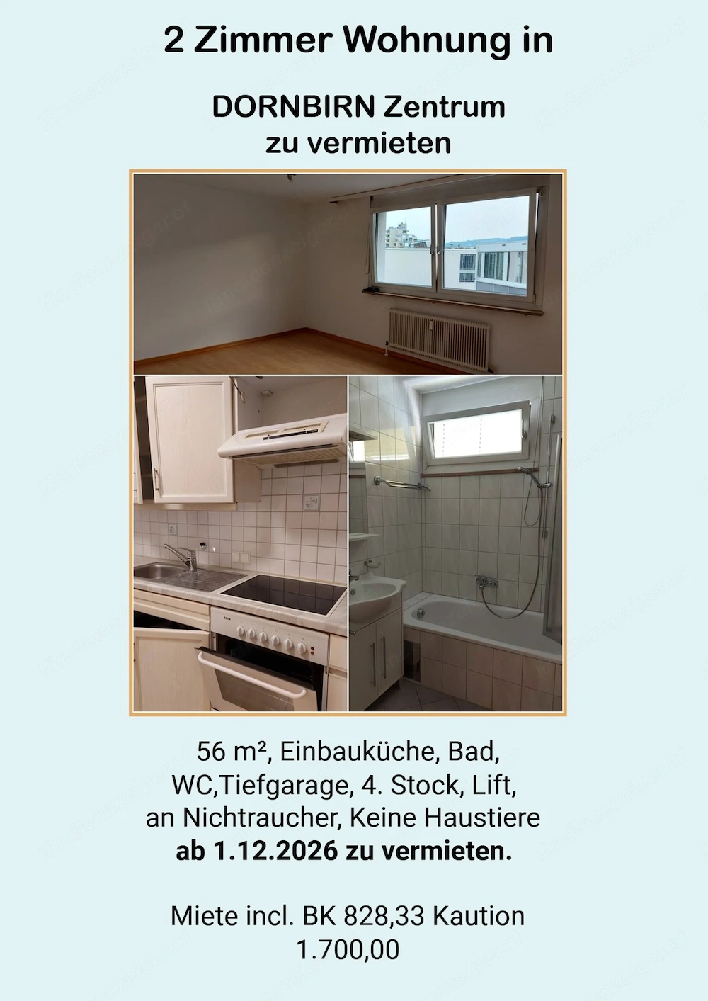 2 Zimmer Wohnung