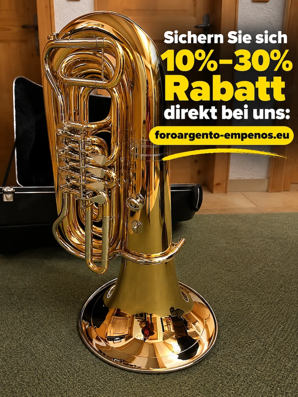 B-Tuba Cerveny CBB 783 (Goldmessing)