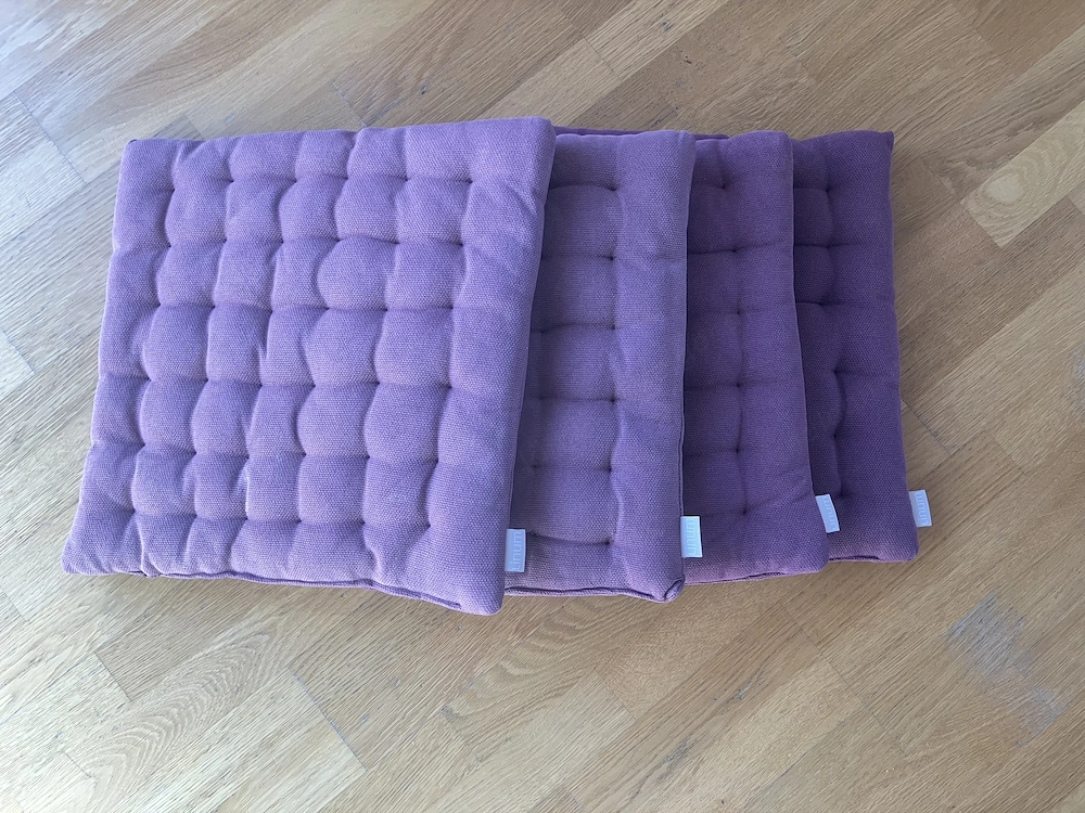 Sitzkissen ca. 39x39 lila