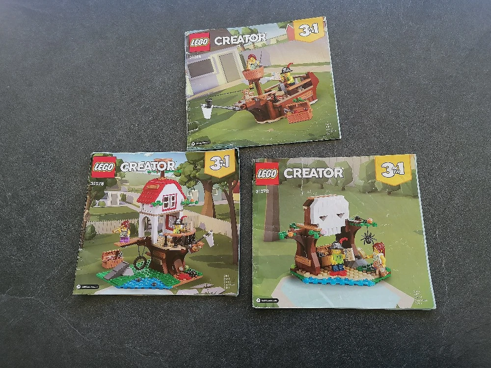 Lego creator 31078 3 in 1 Baumhaus, Piratenboot und Insel