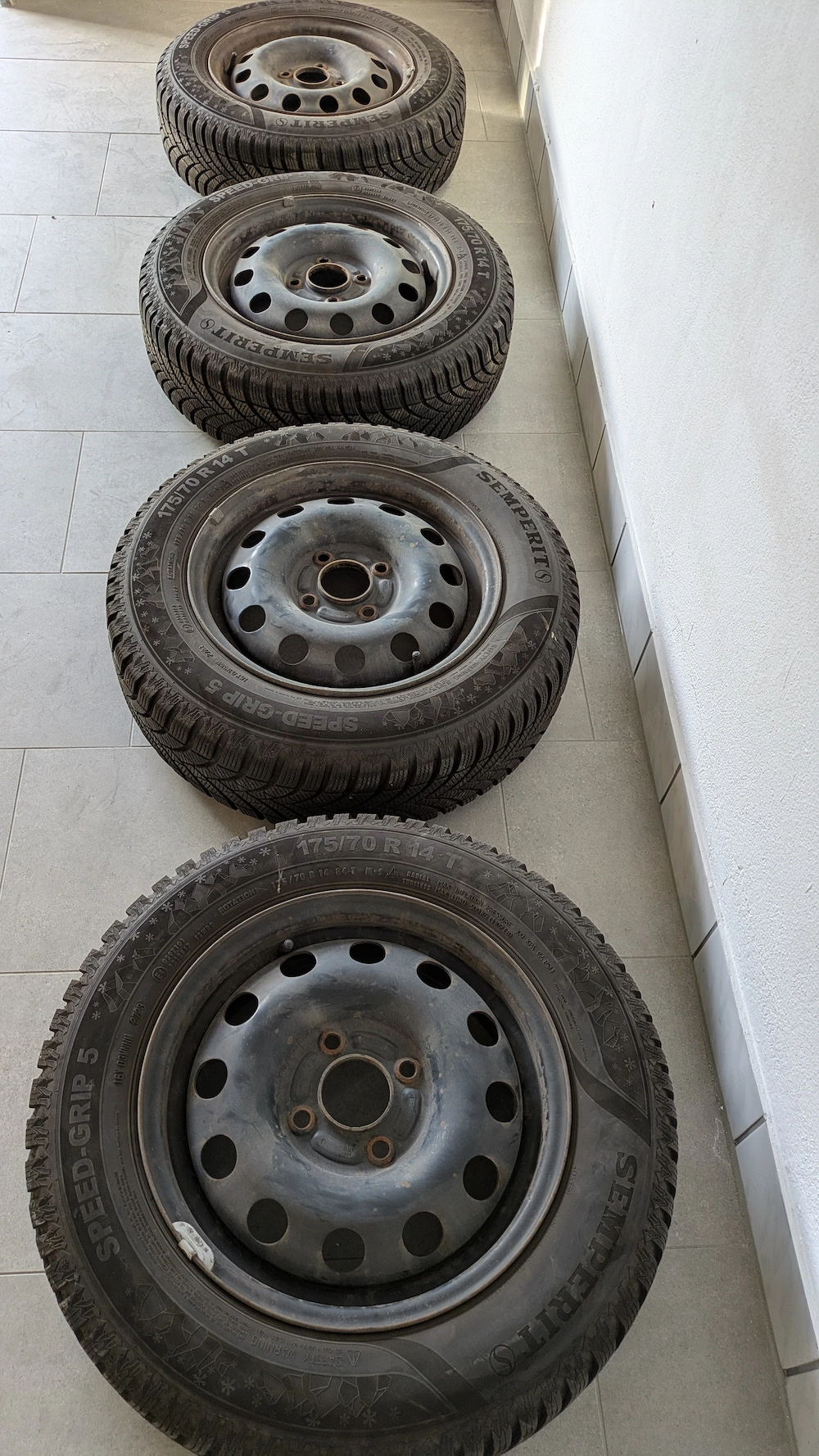 Winterreifen Semperit Speed-Grip 5 inkl. Felgen