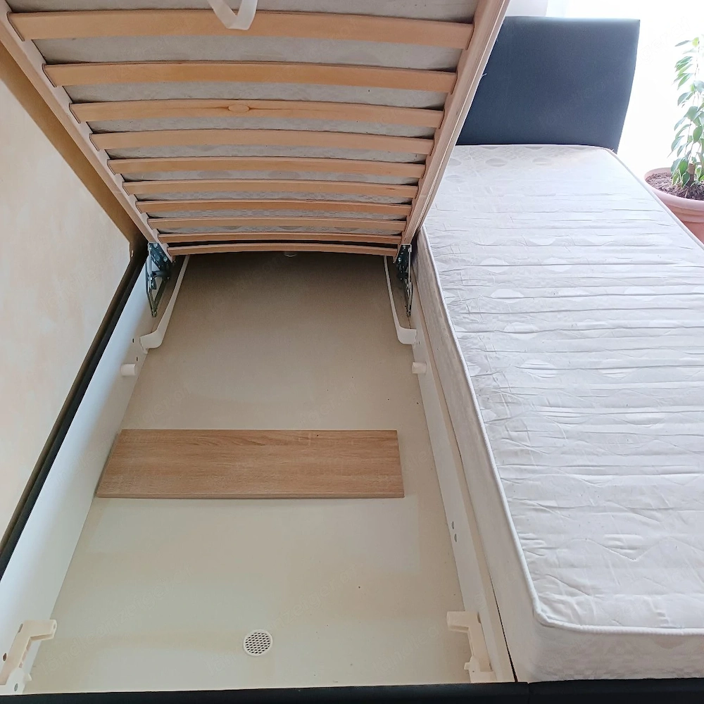 Doppelbett inkl. Matratzen & praktische Bettkästen   Stauraum