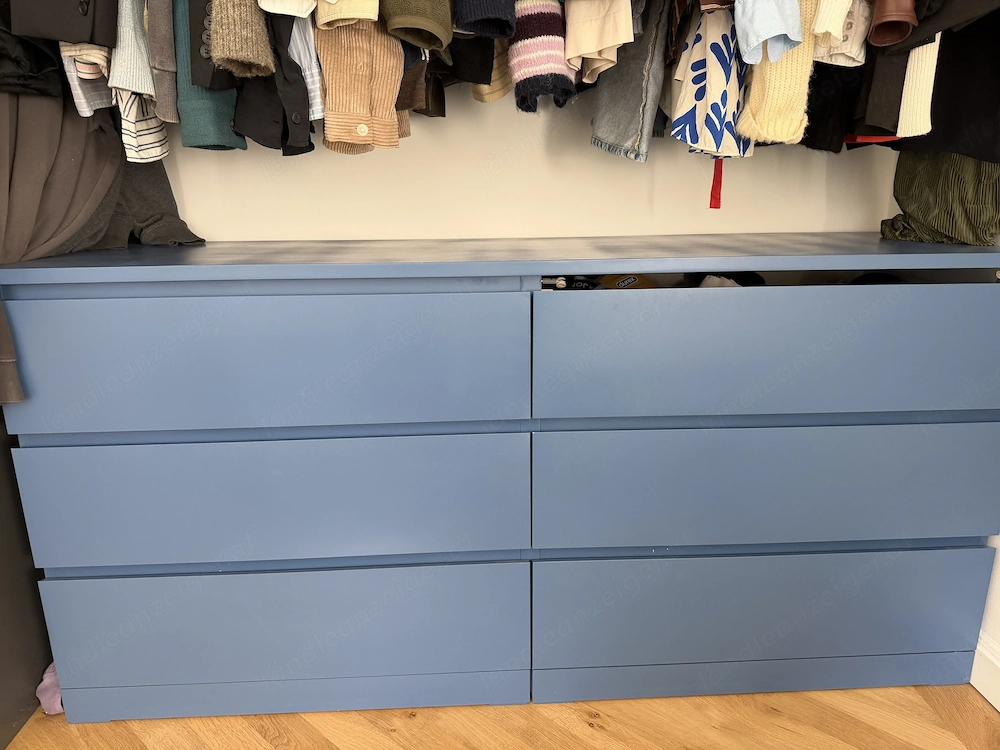 Malm Kommode Ikea Blau