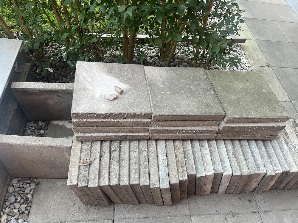 Betonplatten gebraucht 40x40x5 cm