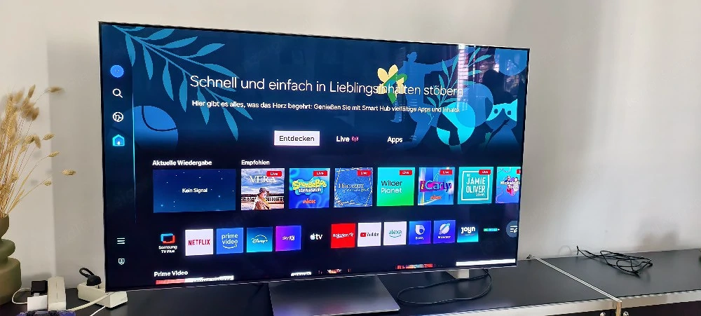 Samsung 55 Zoll QD-OLED 4K TV (QE55S95B)   Top Zustand & Traumhaftes Bild! Beschreibung: