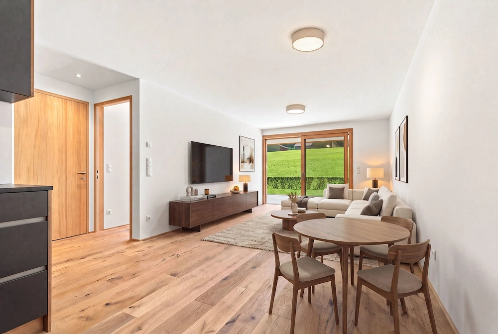 Bregenzerwälder Handwerksqualität - 2 Zimmer Wohnung voller Lebensqualität!