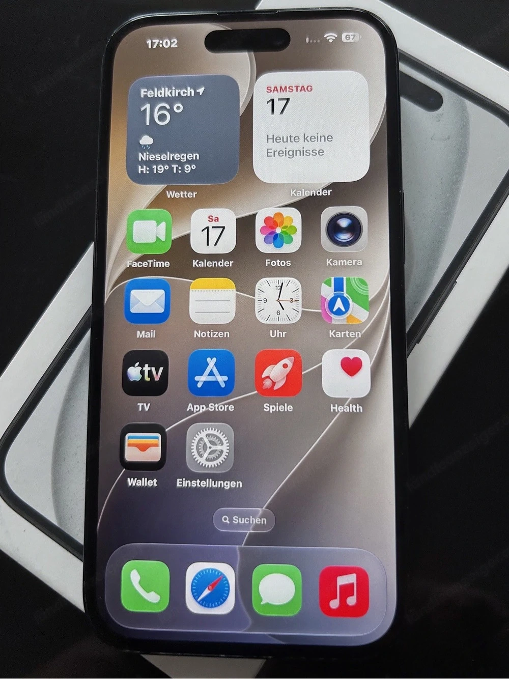 iPhone 15 schwarz