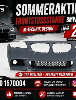 Frontstoßstange für BMW 5er F10 F11 2011 2014 M-Technik Design ohne Nebelscheinwerfer