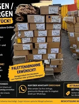 Türzargen   Holzzargen - verschiedene Größen - 50   pro Stück