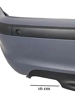 AKTION Heckstoßstange für BMW 3er E46 4D Limousine 1998 2004 M-Technik Design mit PDC Löchern