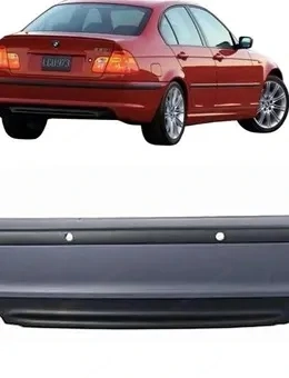 Heckstoßstange für BMW 3er E46 4D Limousine 1998 2004 M-Technik Design mit PDC Bohrungen