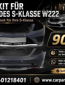Karosseriebausatz geeignet für Mercedes S-Klasse W222 Baujahre 2013 bis 2017 S63-Design