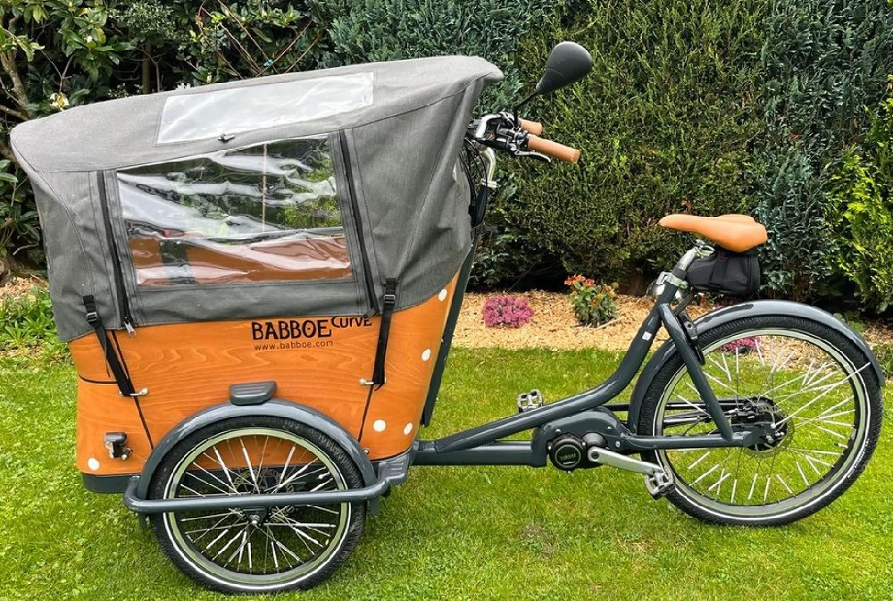 Babboe Curve Mountain E-Lastenrad (500wh) Mit Zubehör