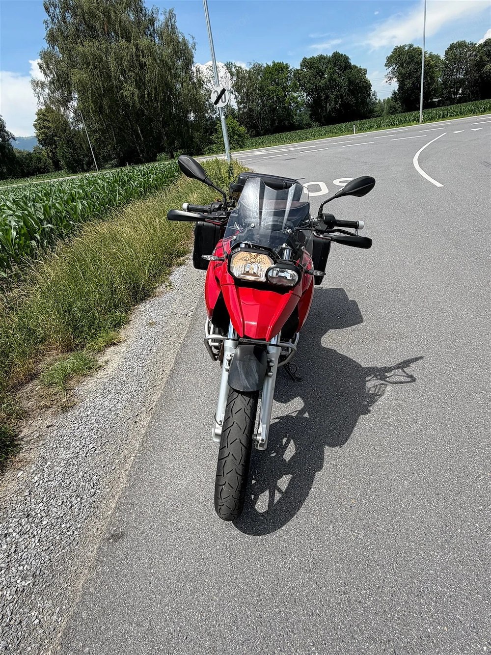 BMW F 650 GS rot 