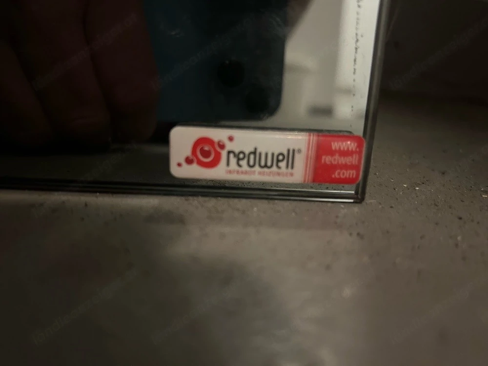 Infrarot Heizpanel in Milchglas