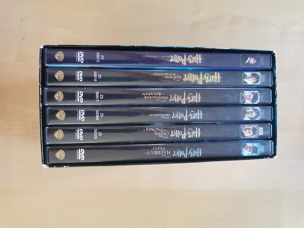 Harry Potter 8 DVD's