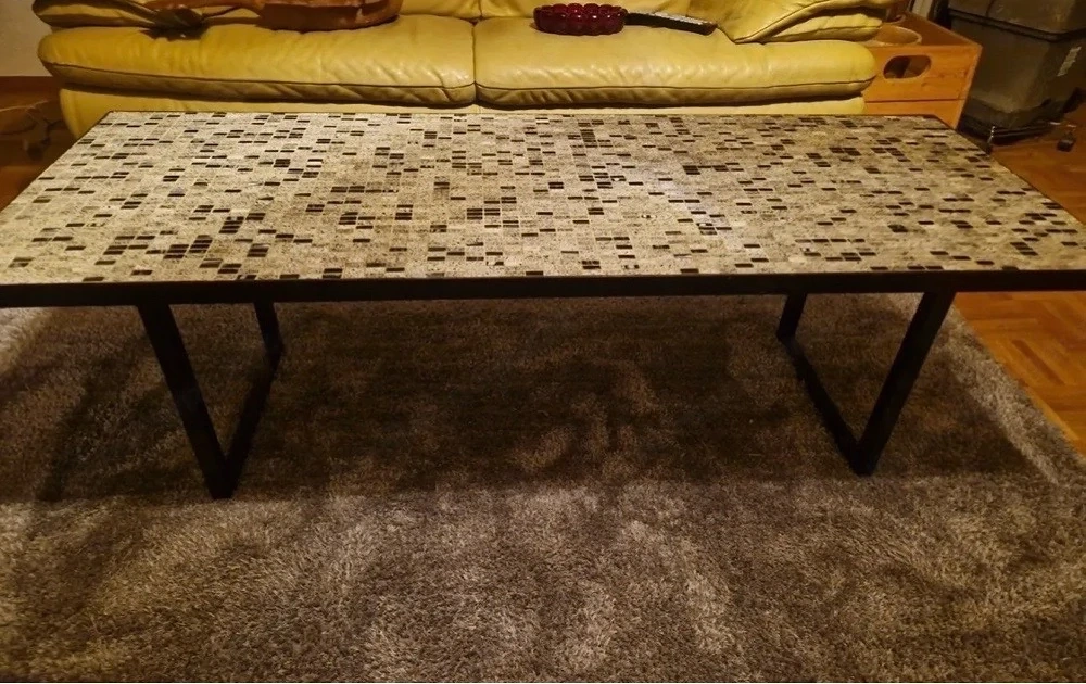 Mid-Century Mosaik-Couchtisch 60er 70er | Modernist Design Rarität
