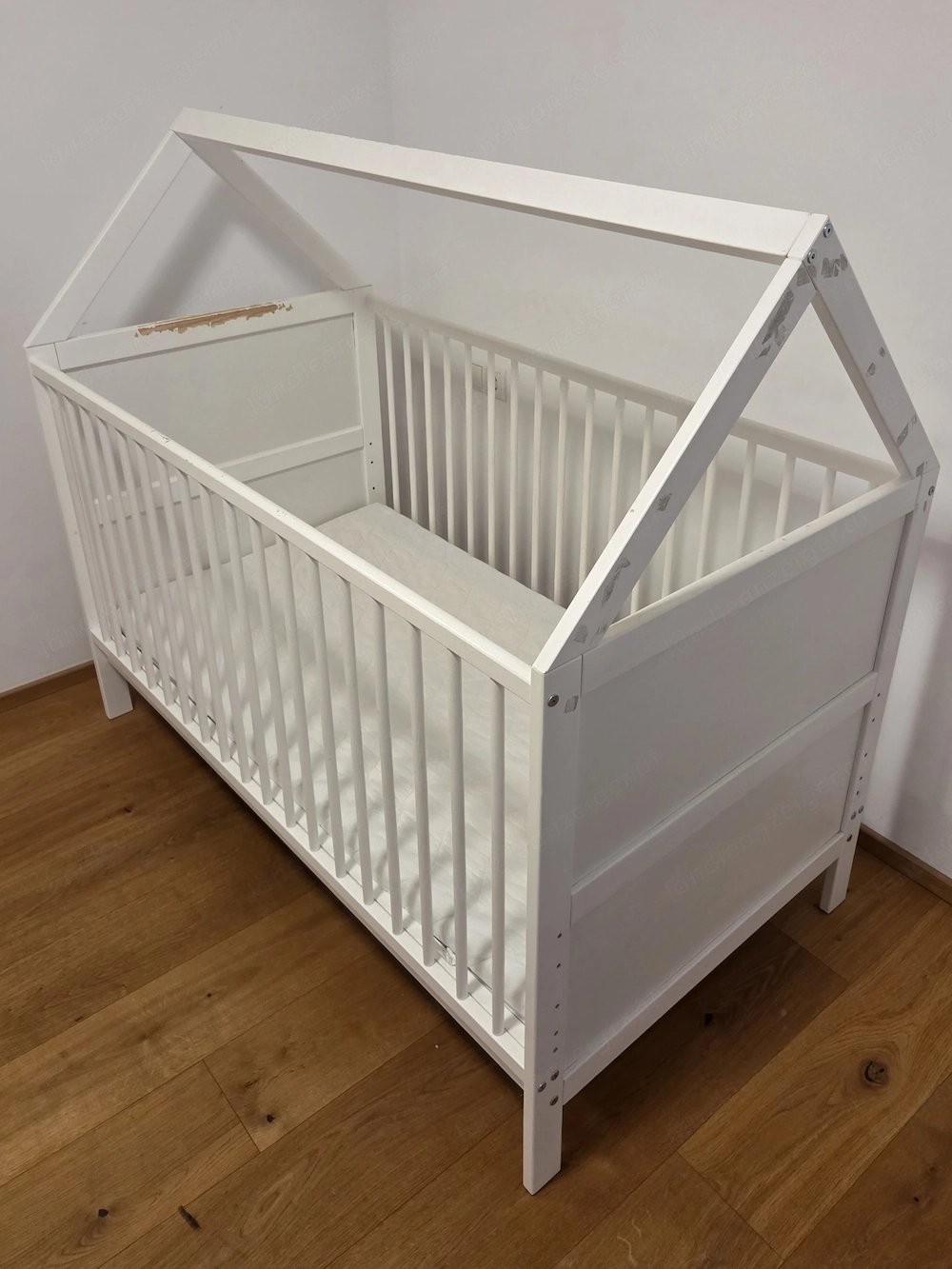 Vollholz Babybett Kinderbett Hausbett