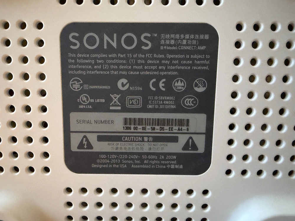 Sonos AMP  für S1 