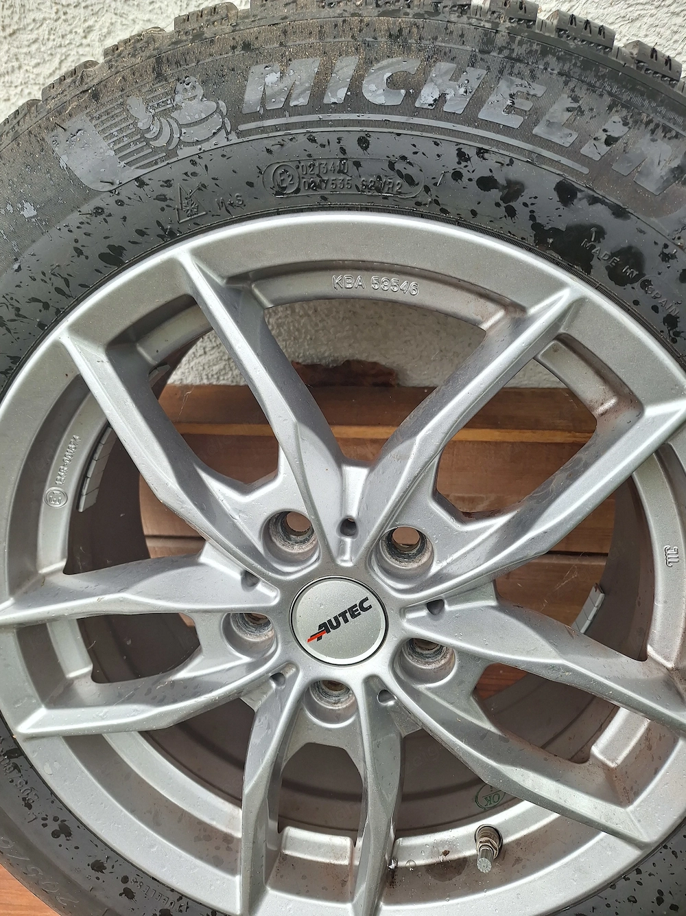 Winterreifen Michelin mit Alufelgen