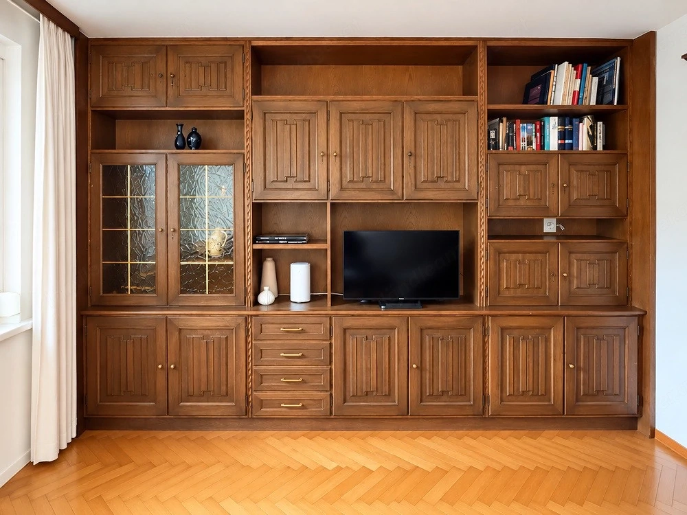 Wohnzimmer Schrank Landhausstil Alpen Chic