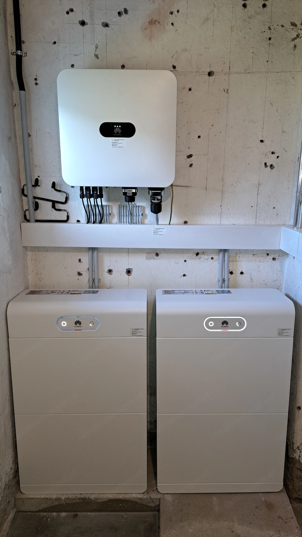 Huawei Sun 2000 Wechselrichter und Speicher Luna 2000