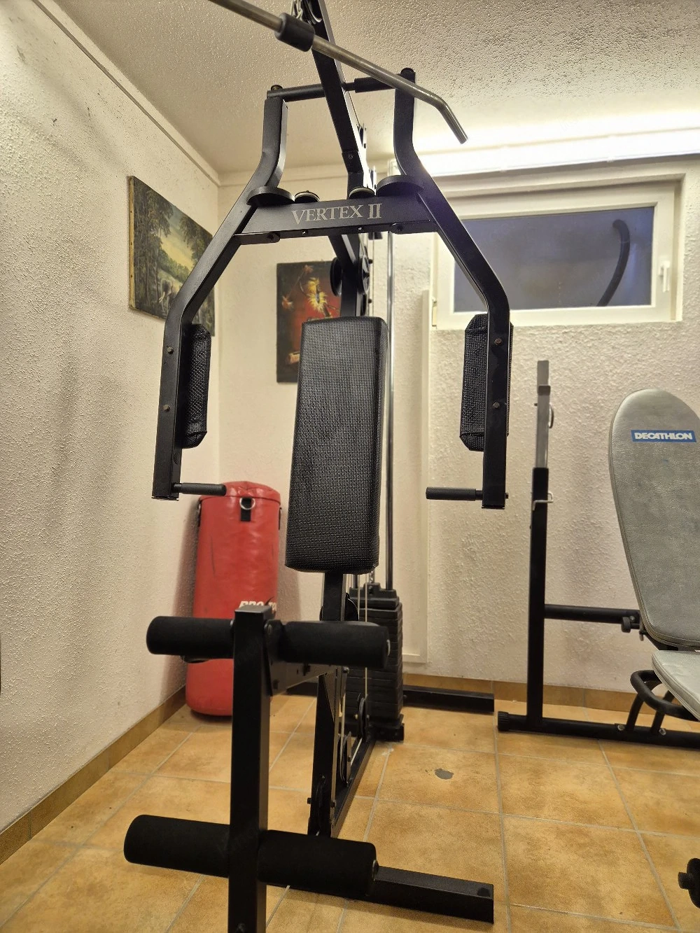 Homegym Kraftstation Vertex II mit Gewichtsblock