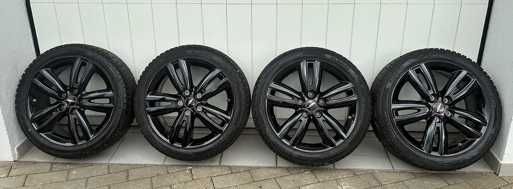 Original Mini F55 F56 F57 17 Zoll Winterräder Track JCW Track Spoke 501 Cooper SE RDK