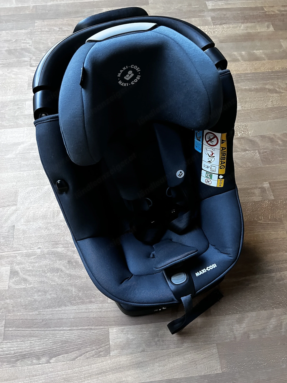 Maxi-Cosi AxissFix i-Size Autositz, 360  drehbarer Kindersitz mit ISOFIX und Liegeposition, nutzbar 
