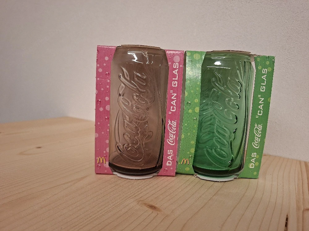 Spezielle 3-Farben-Edition Coca-Cola "CAN" Glas 2012