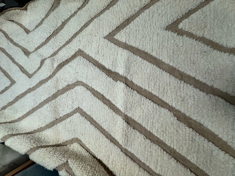 Handgeknüpfter marokkanischer Schafwollteppich