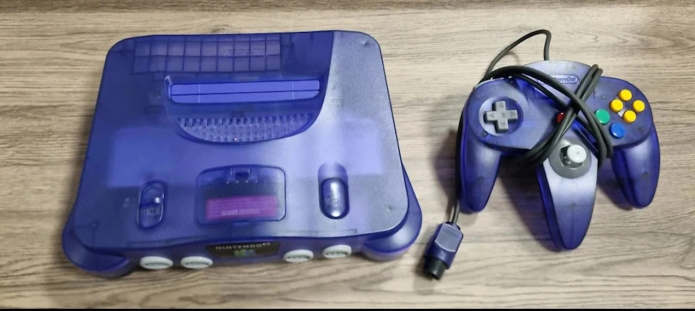 Nintendo N64 Purple tranparent
