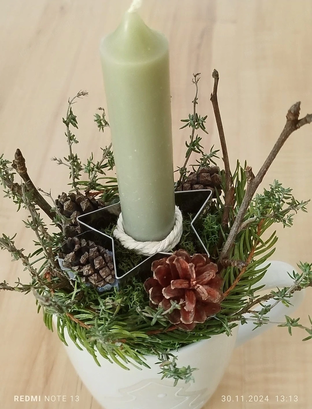 Deko Weihnachten in der Tasse 