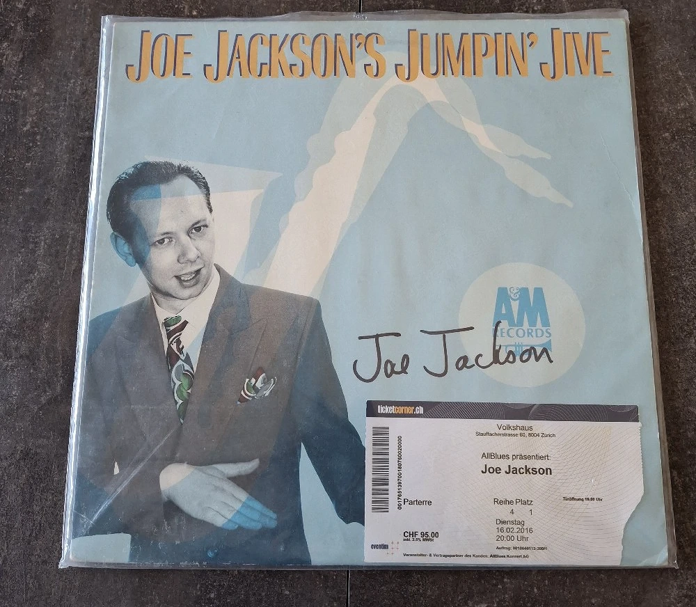 Joe Jackson Autogram