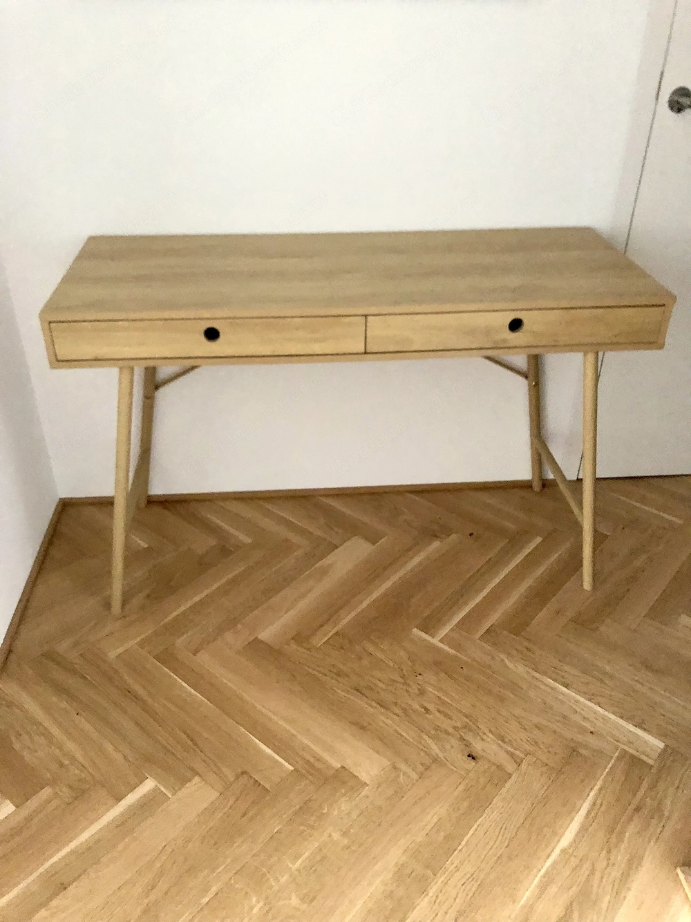 Schreibtisch elegantes zartes Design, Eiche Optik