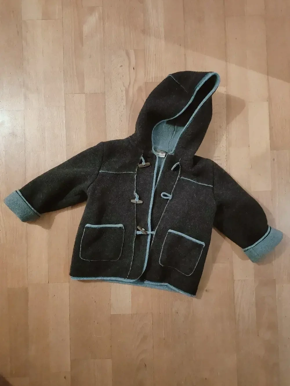 blaue hellblaue Walkjacke - Gr. 98